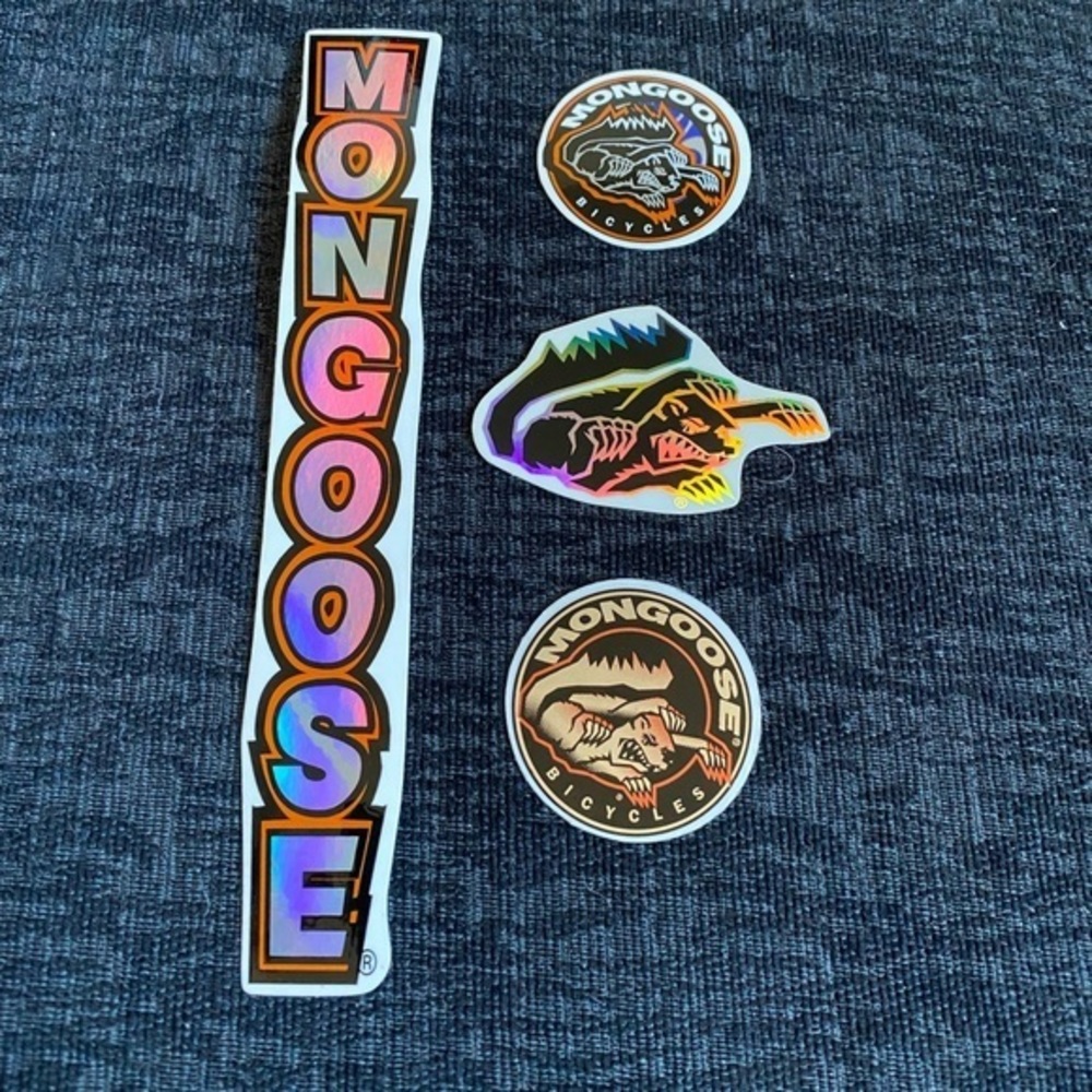 NOS MONGOOSE Bmx Variety Sticker pack Old School Bmx